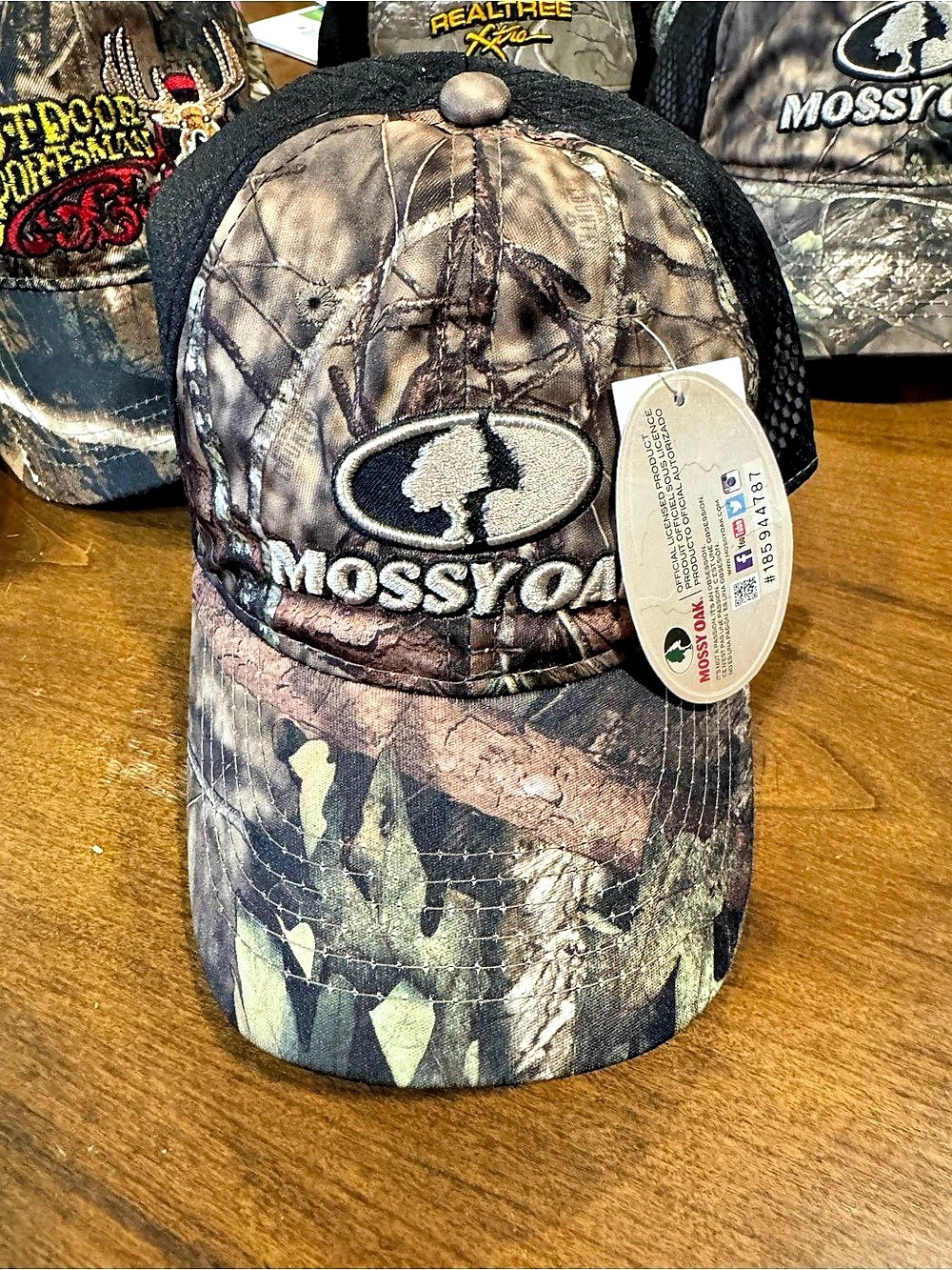 Mossy Oak Performance Camo Cap Brown & Green